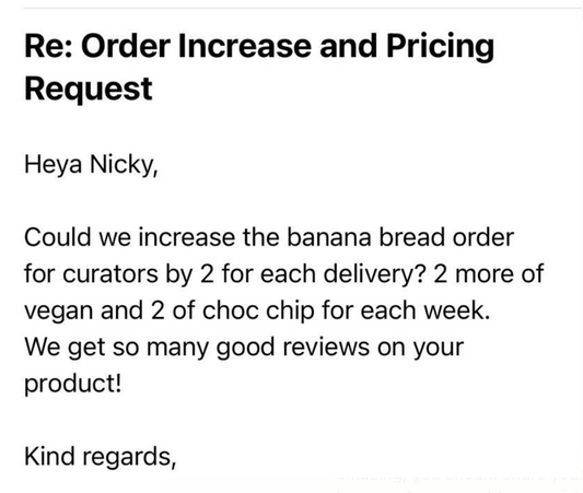 A Heartfelt Thank You to Our Cafe Partner: Spreading the Joy of Baked at 8 Banana Bread