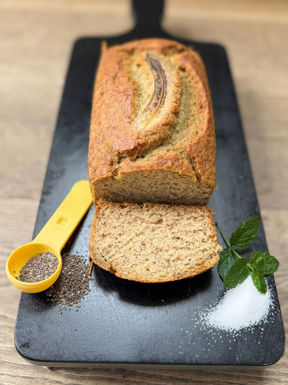 Vegan Banana Bread with No Sugar Added