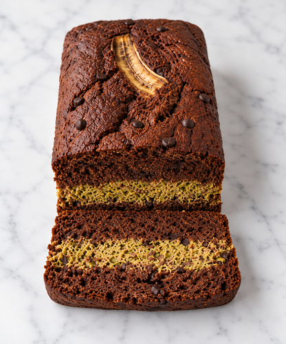 Dubai Chocolate Chip Banana Bread