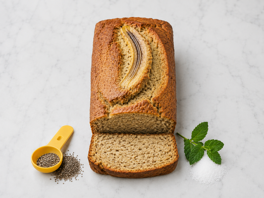 Vegan Banana Bread with No Sugar Added